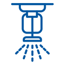 Icon of a fire sprinkler