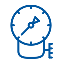Icon of a pressure meter