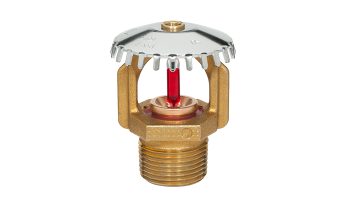 A fire sprinkler on a white background